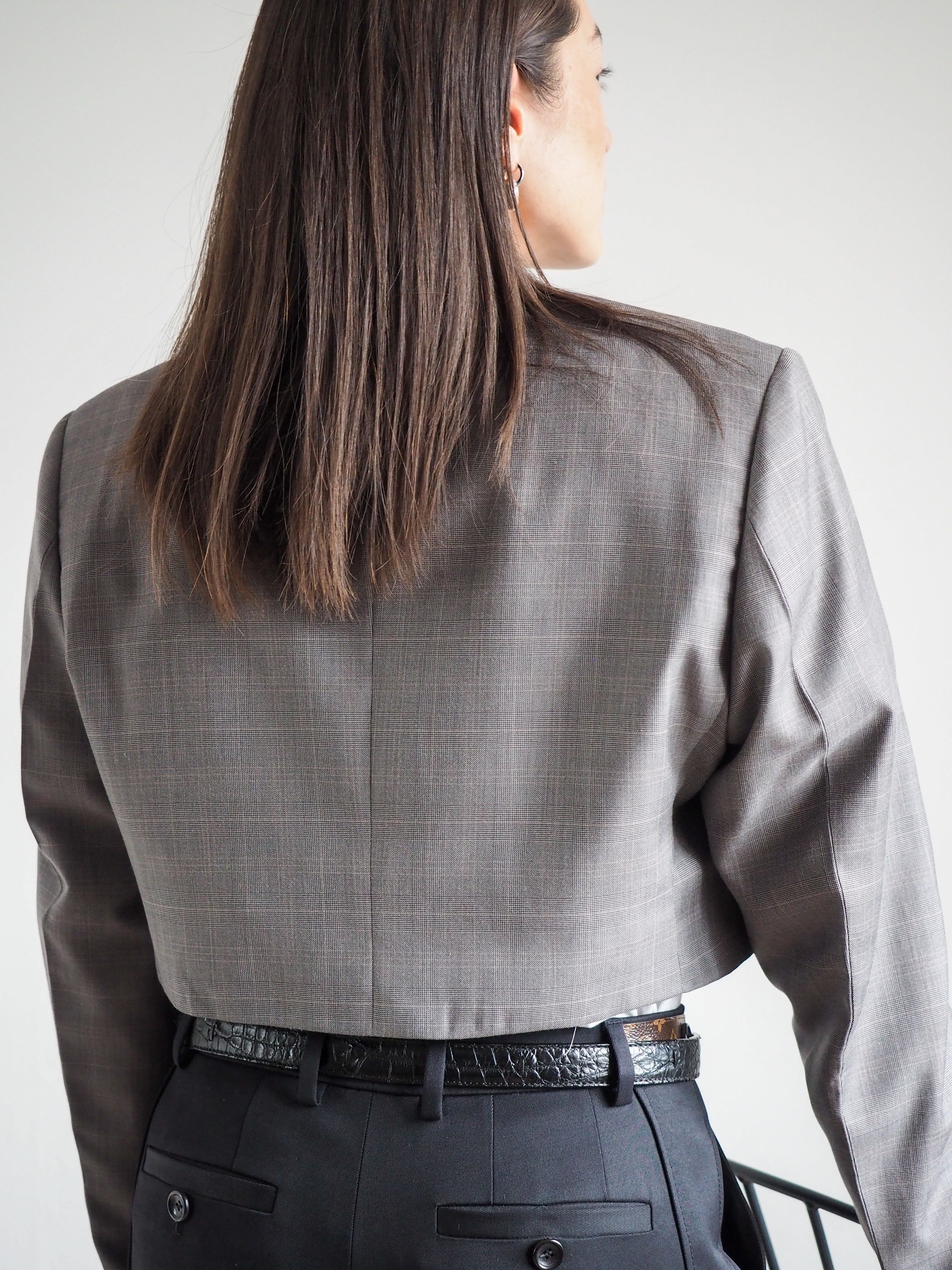 Collective Will Re-Worked Cropped Blazer