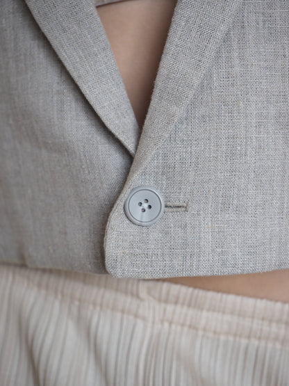 Collective Will Re-Worked Cropped Blazer