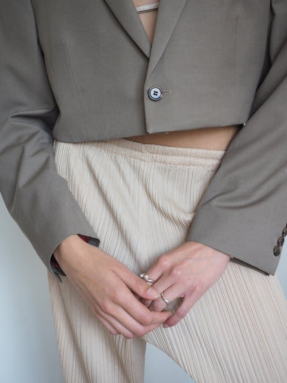 Collective Will Re-Worked Cropped Blazer