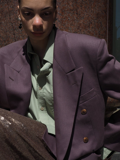 Collective Will Re-Worked Cropped Blazer