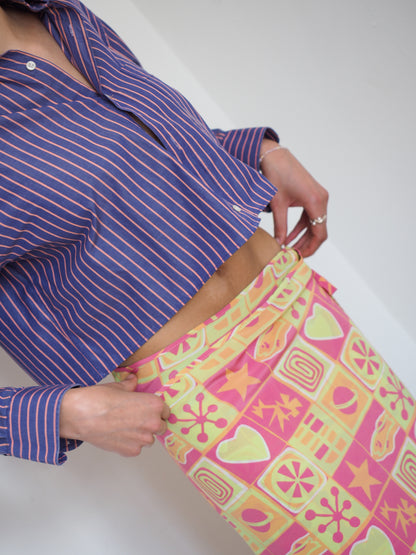 Collective Will Re-Worked Cropped Shirt