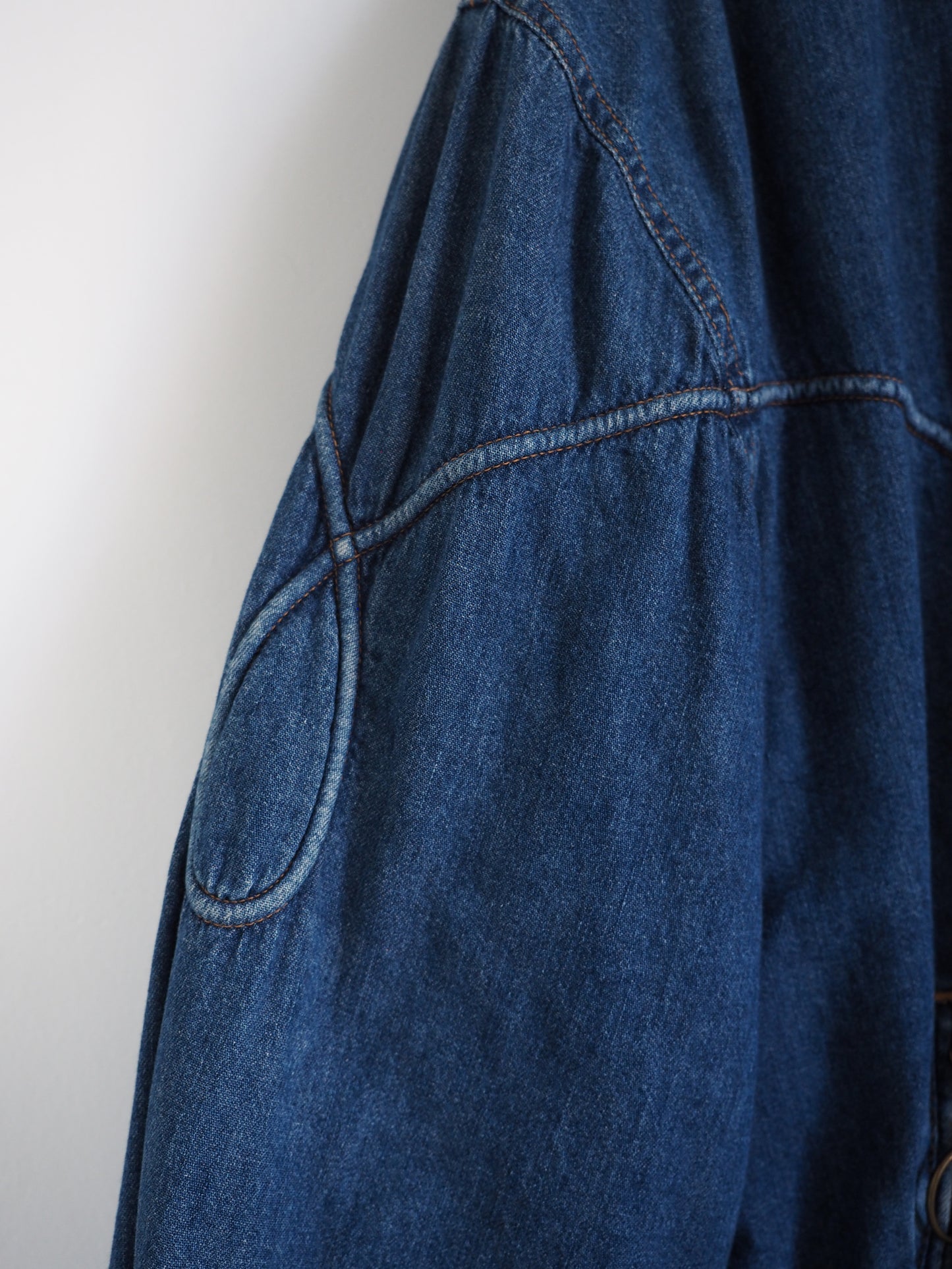 Pre-Owned Vintage Rare MOSCHINO Denim Bomber Jacket (M)