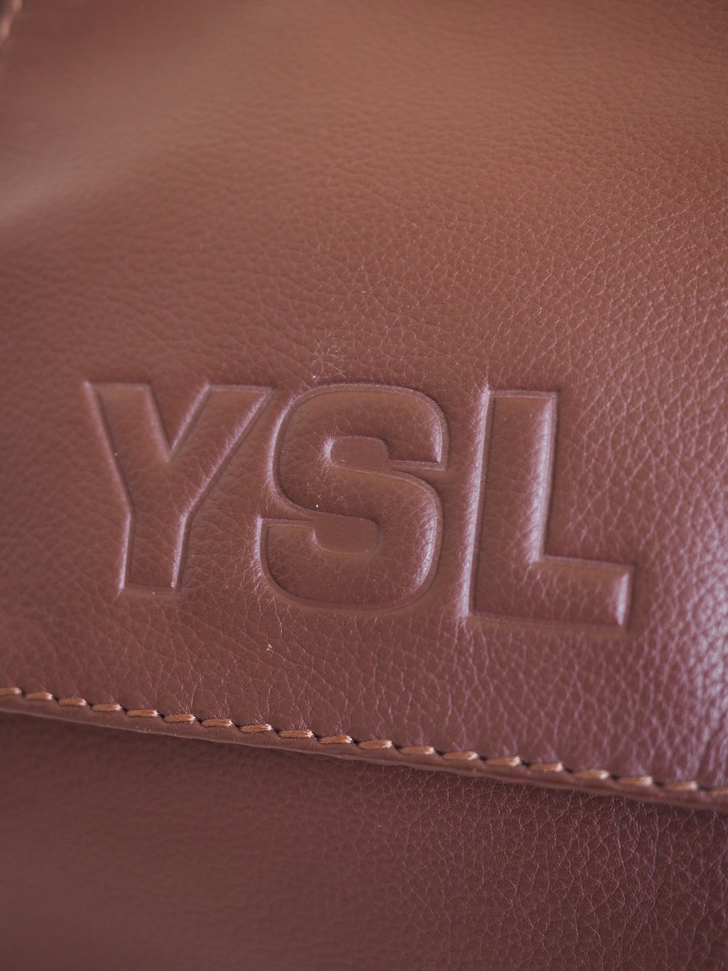 Pre-Owned Vintage Yves Saint Laurent Leather Backpack