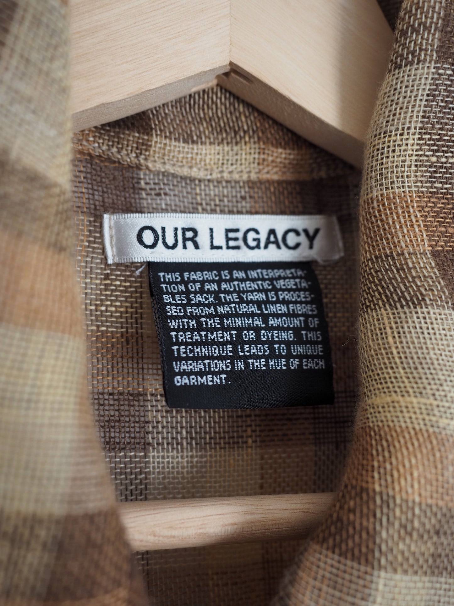 Pre-Owned Our Legacy Plaid Shirt (S)