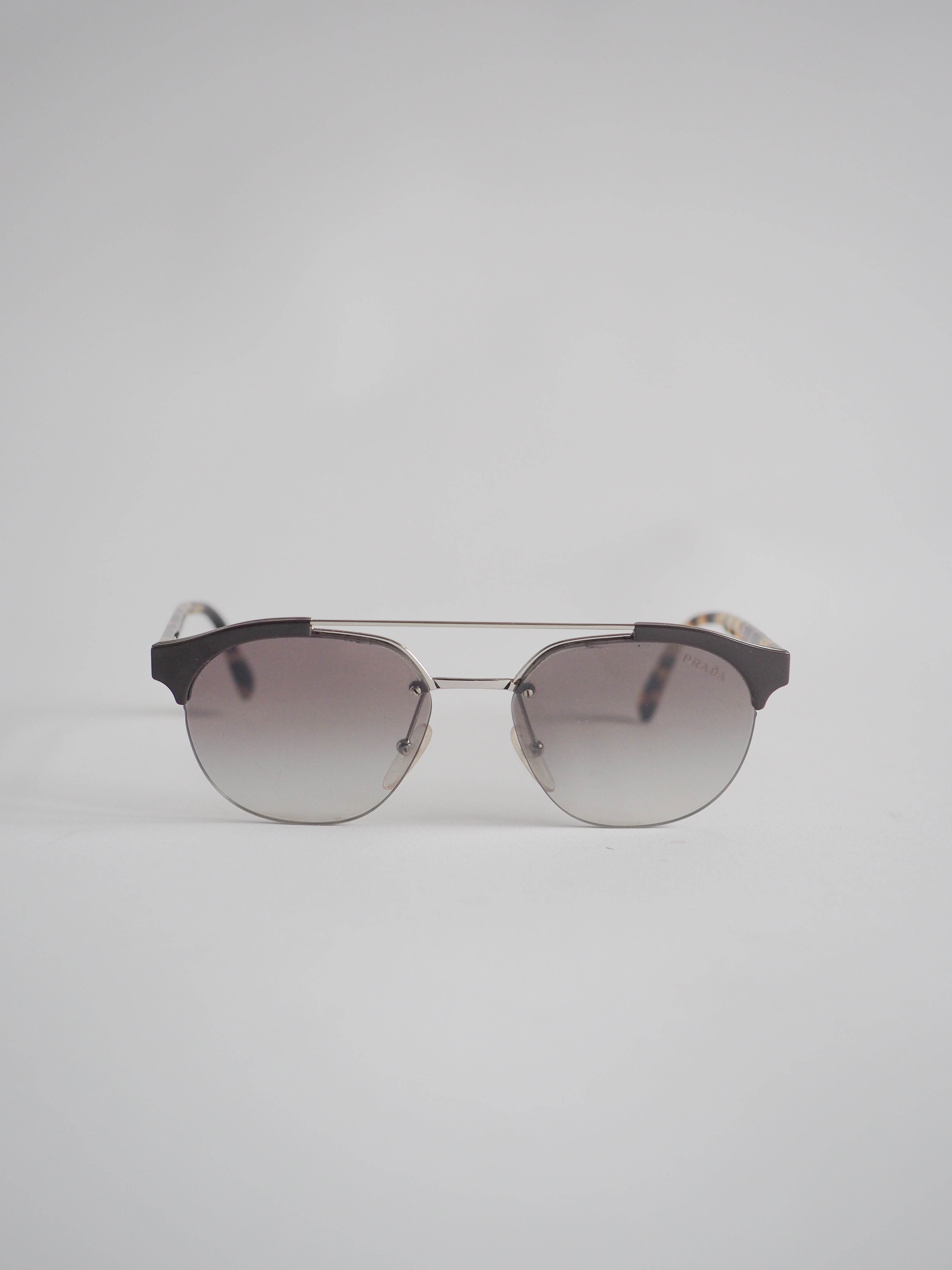Prada Aviator Tortoise Frame Sunglasses