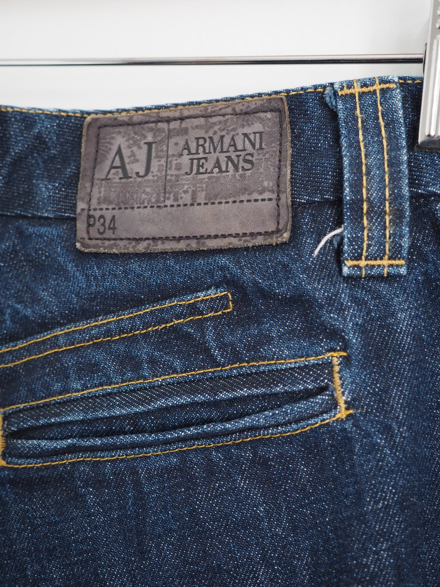 Pre-Owned Vintage AJ Armani Flared Jeans (XS)