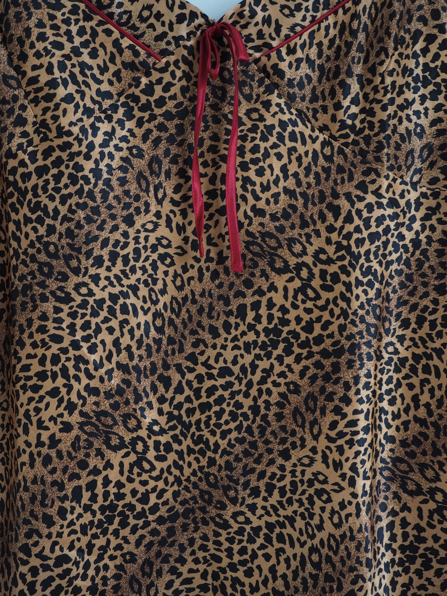 Pre-Owned Vintage Kathryn Leopard Slip Dress (L)