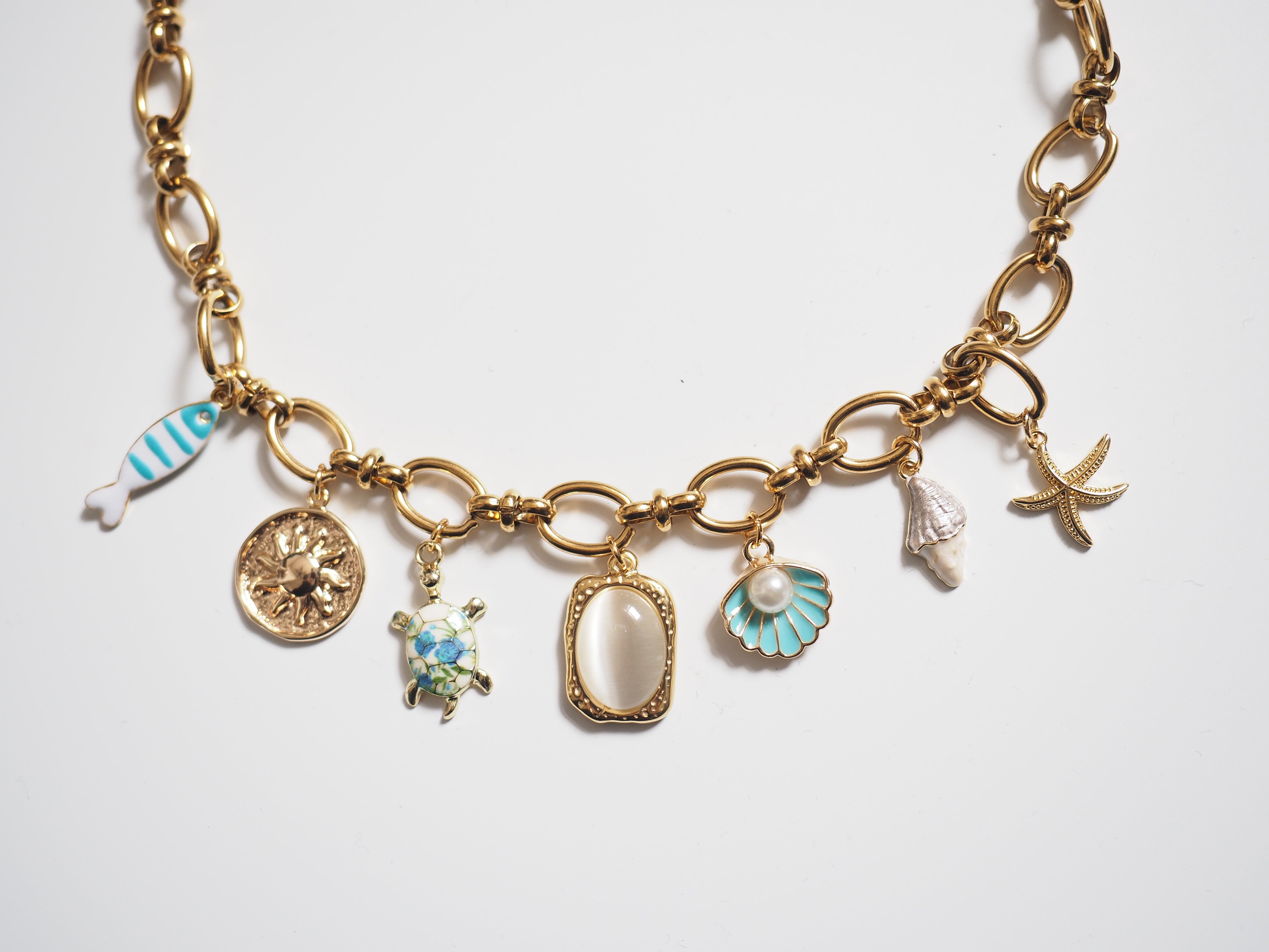 Trendy Trove Under The Sea Charm Necklace