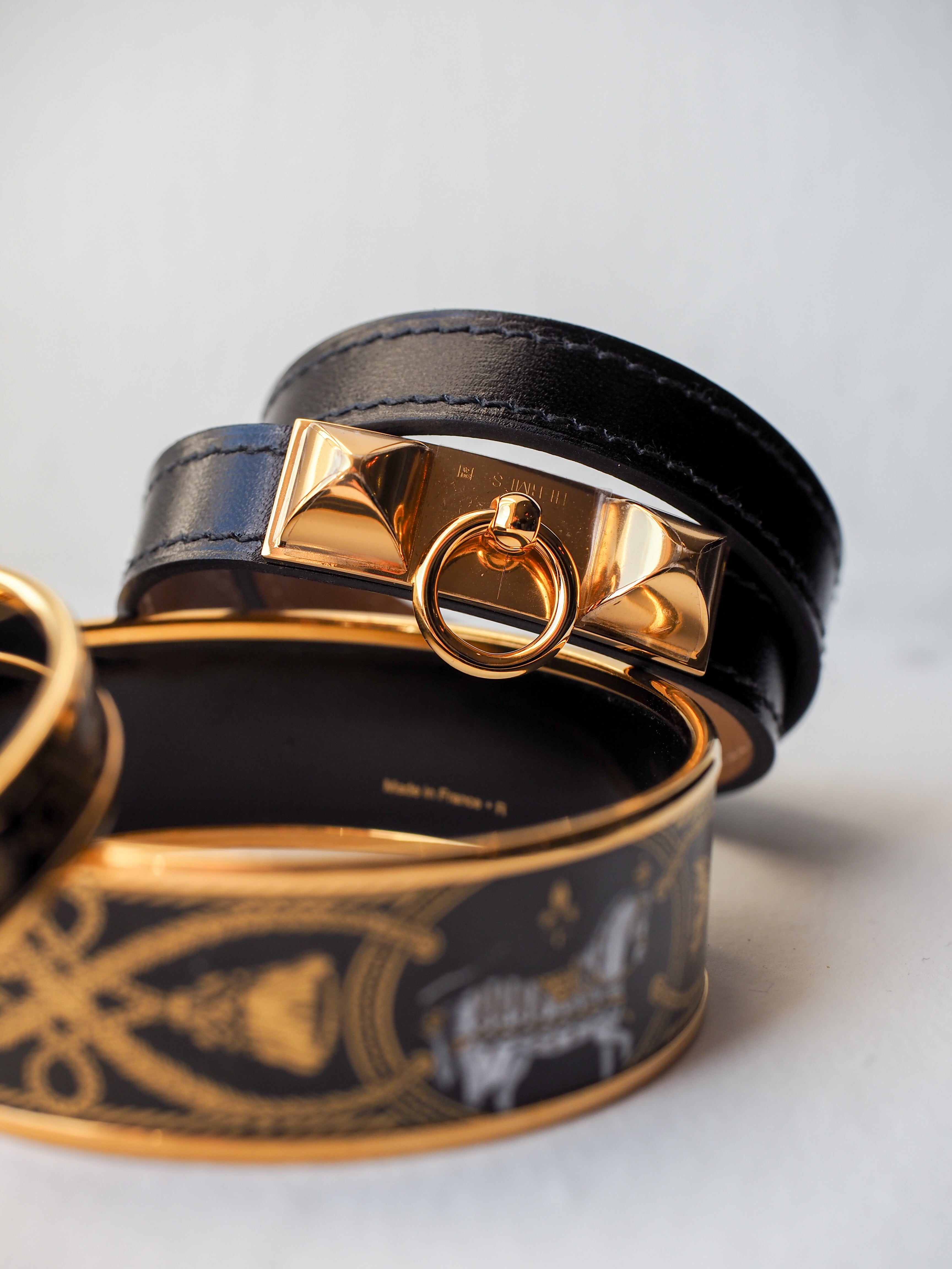 Hermès Rivale Double Wrap Bracelet