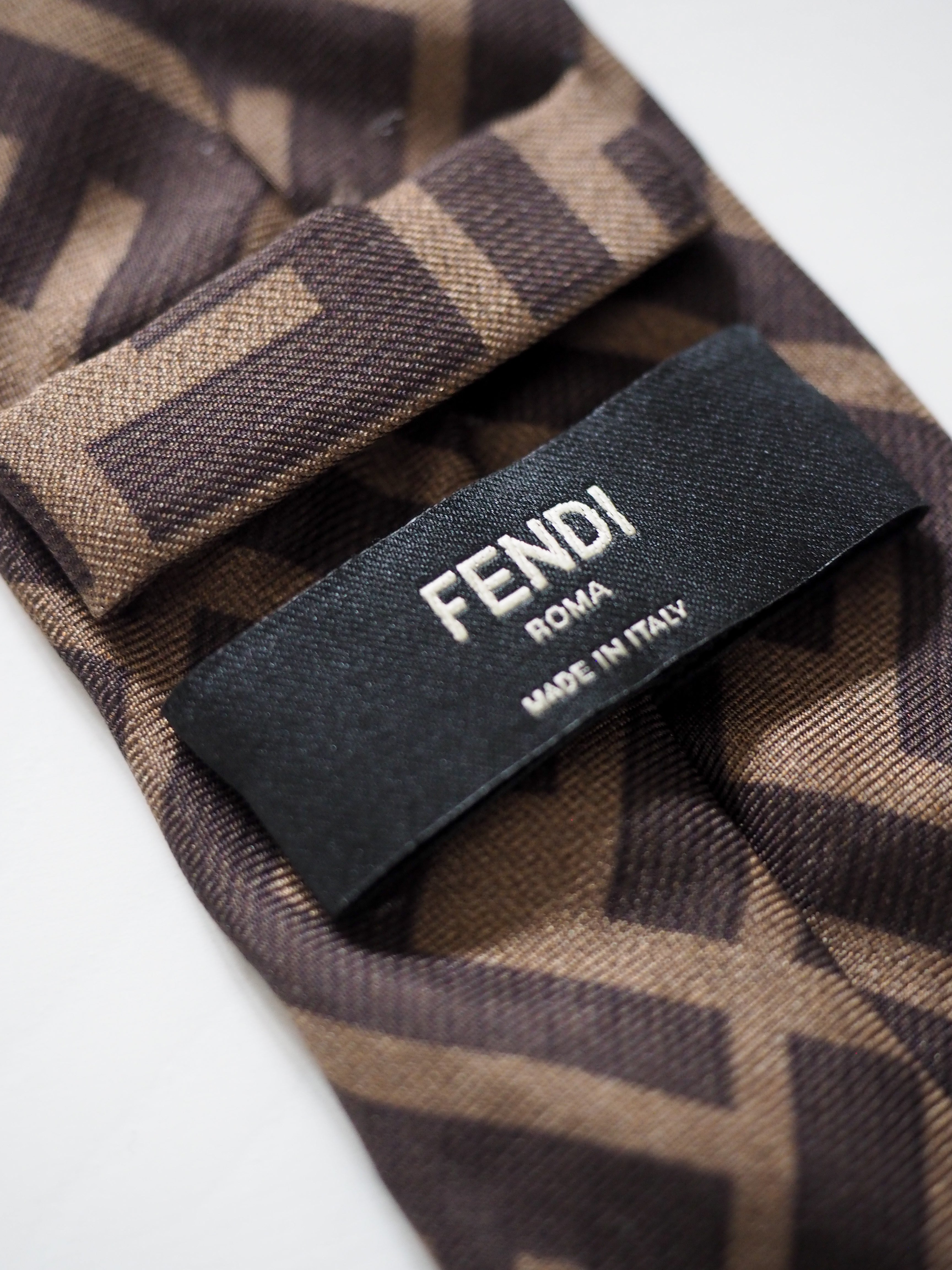 FENDI Zucca Tie