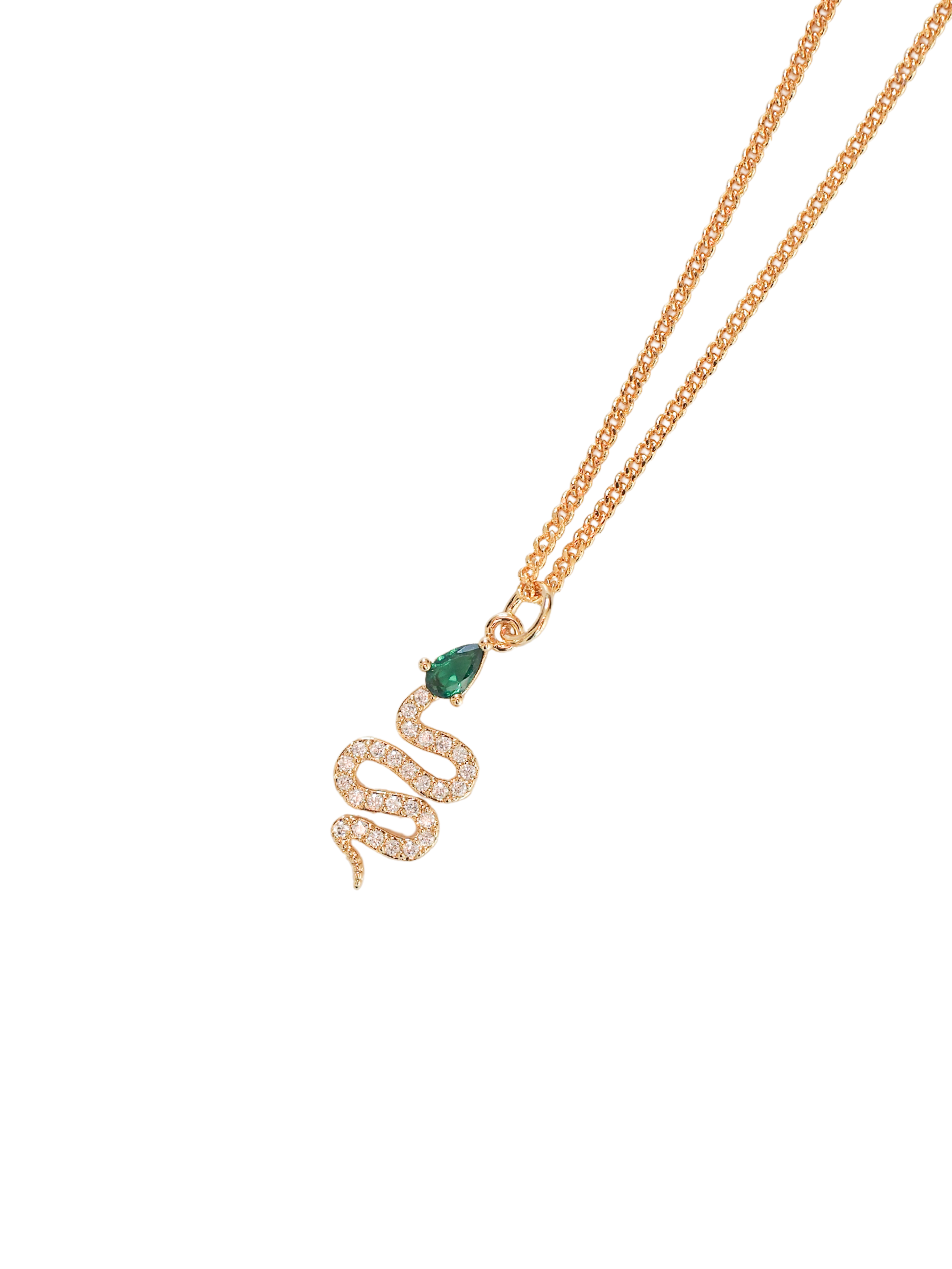 Trendy Trove Serpent Pendant Necklace