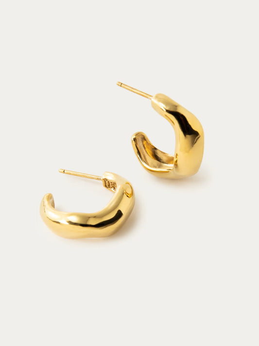 Vimeria Ripple Hoop Earrings