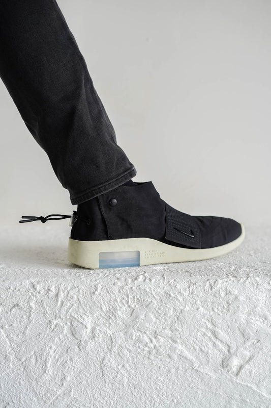 Pre-owned NIKE Fear of God Moccasin Black 12