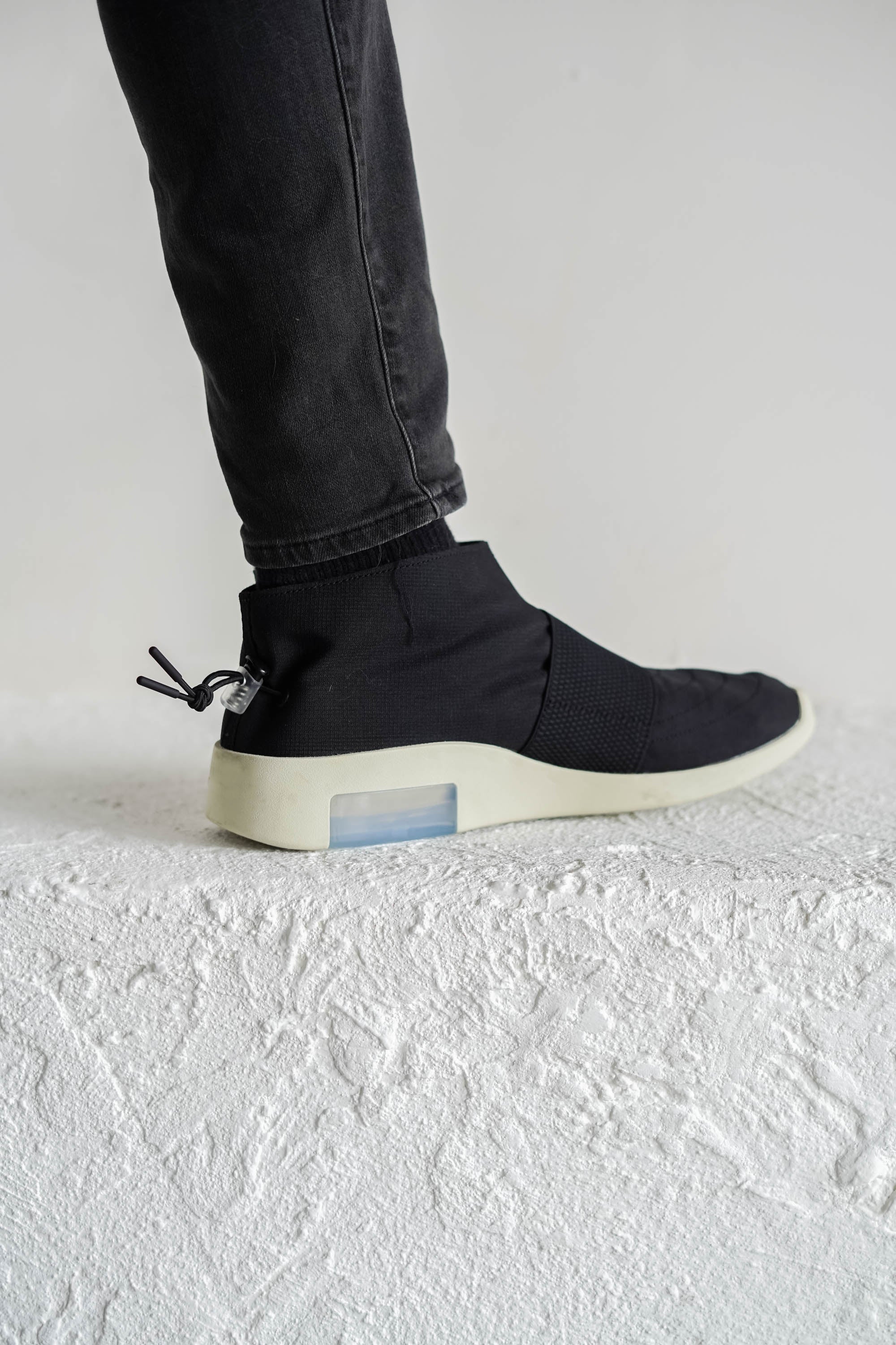 Pre-owned NIKE Fear of God Moccasin Black 12