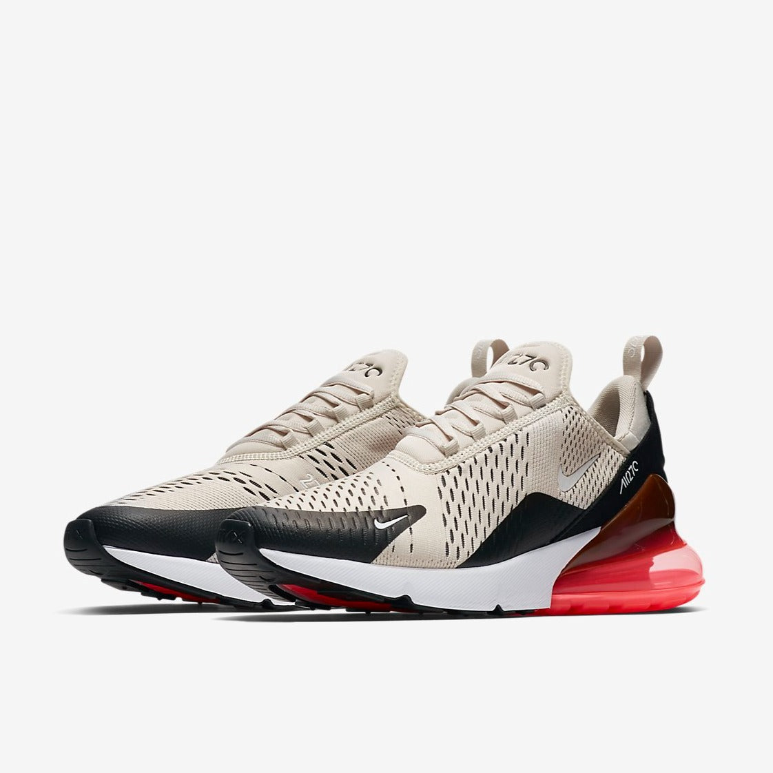 Pre-owned Nike Air Max 270 Light Bone Hot Punch 12